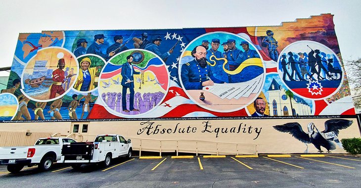 Absolute Equality Mural on the Freedom Walk