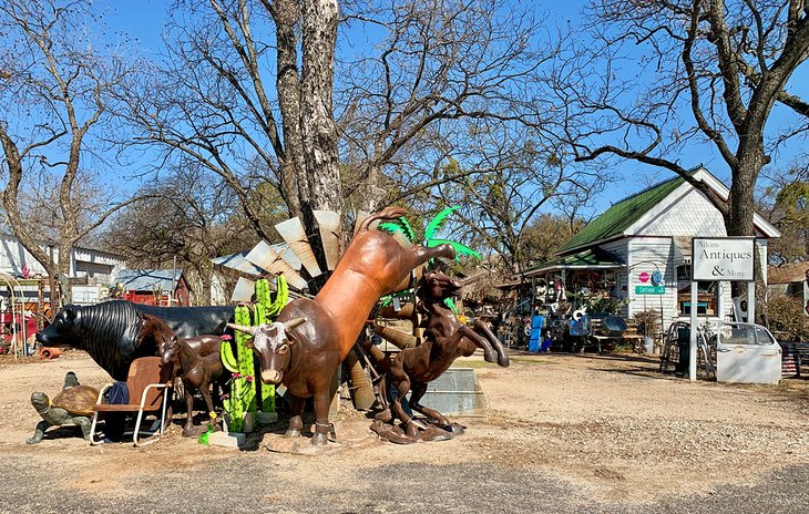 Antique shopping in Granbury