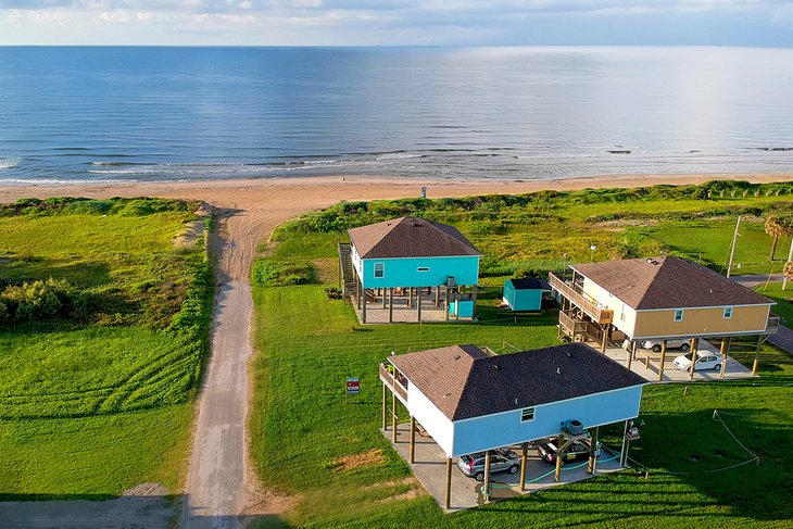 Bolivar Beach houses