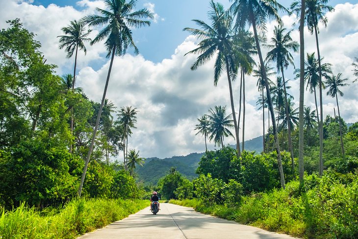 Scooter in Koh Samui