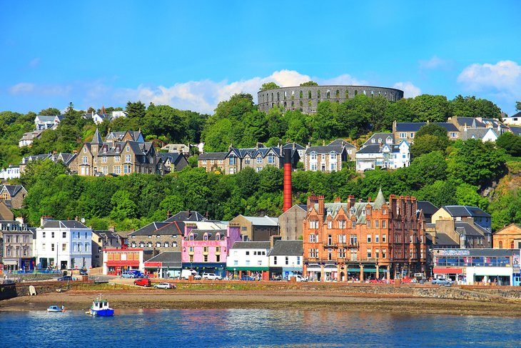 Coastal town of Oban in Scotland