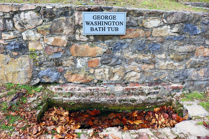 George Washington Bath Tub in Berkeley Springs