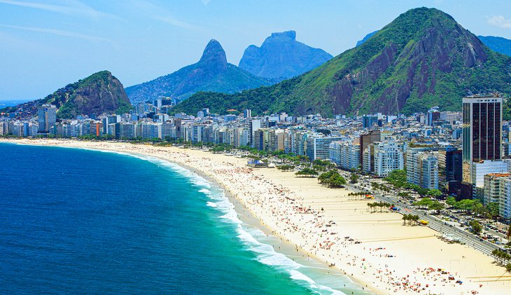 Copacabana Beach in Rio de Janeiro