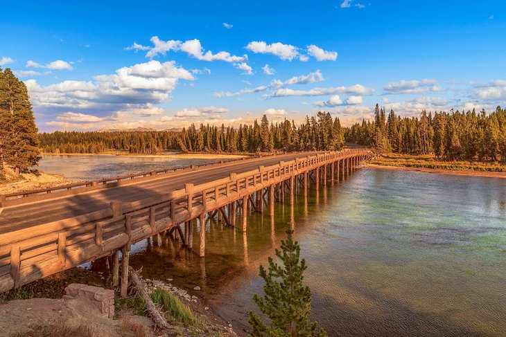 Historic Fishing Bridge near Fishing Bridge RV Park