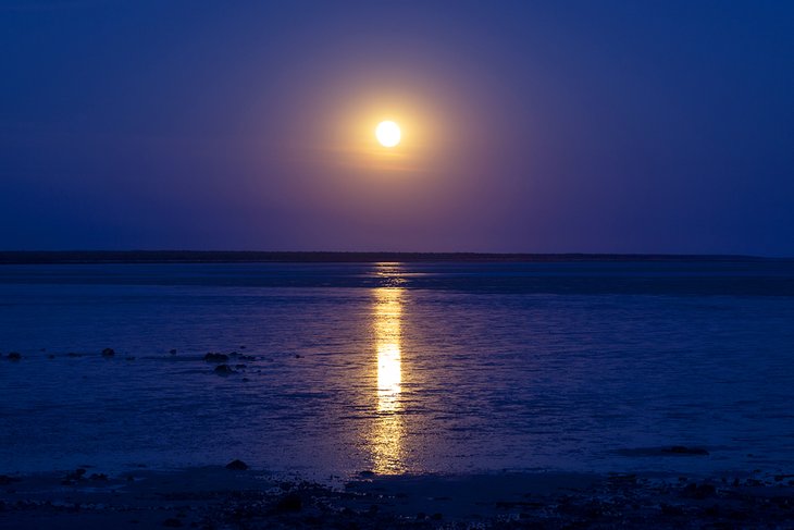 Staircase to the Moon at Town Beach in Broome, Western Australia