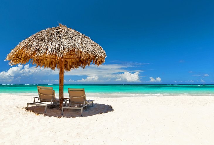A beautiful beach in Punta Cana, Dominican Republic