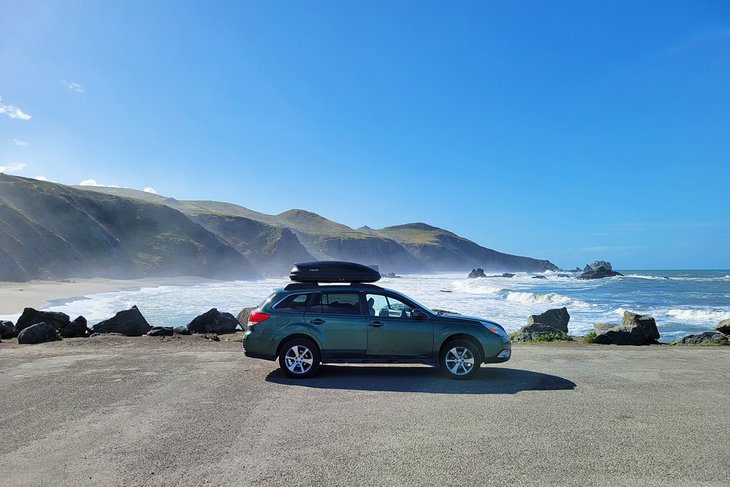 Parking beneath Goat Rock