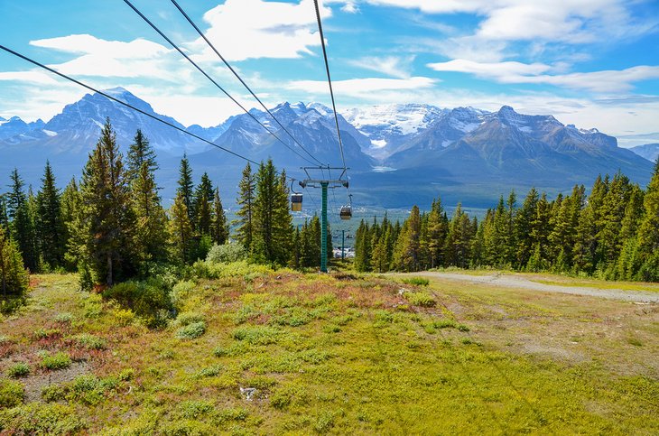 Summer at Lake Louise Ski Resort