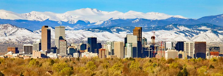 Panorama of downtown Denver