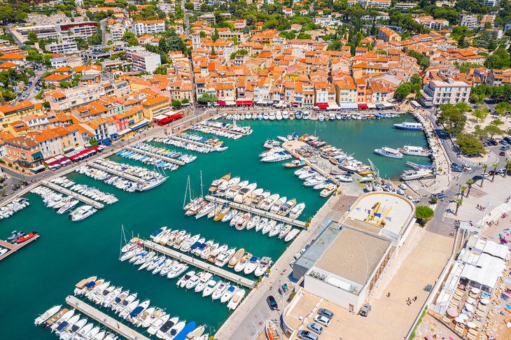 Aerial view of Cassis