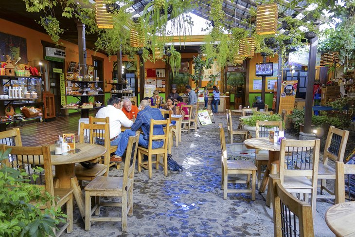 Café at the Choco Museo in Antigua