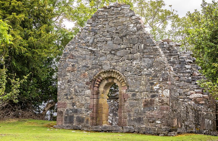 Ruins of the Innisfallen Monastery on Innisfallen Island