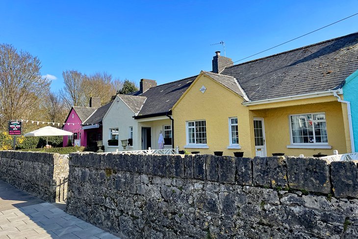 Colorful homes in Adare