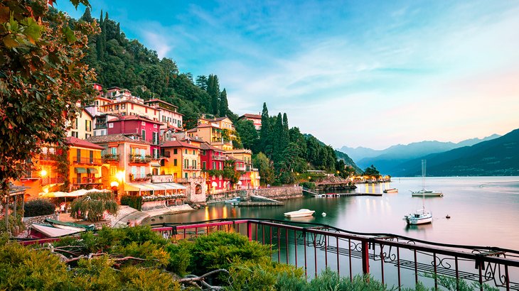 Varenna old town on Lake Como