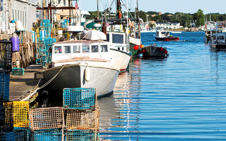 Fishing boats in Portland, Maine