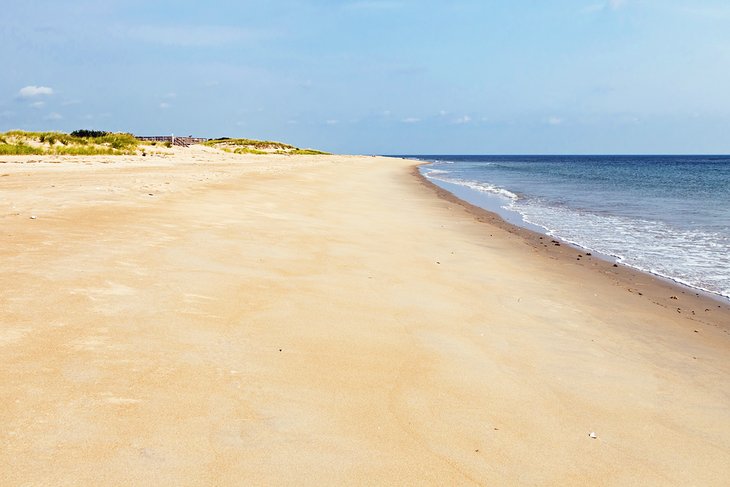 The beach at Parker River National Wildlife Refuge on Plum Island in Newburyport