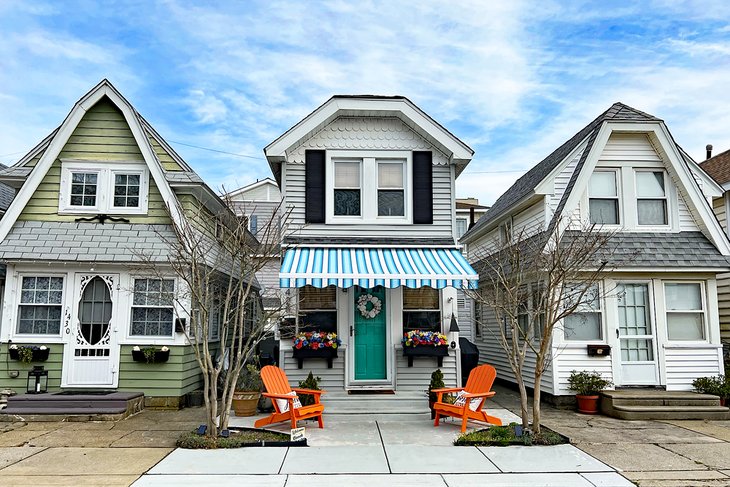 Miniature houses on Wovern Place