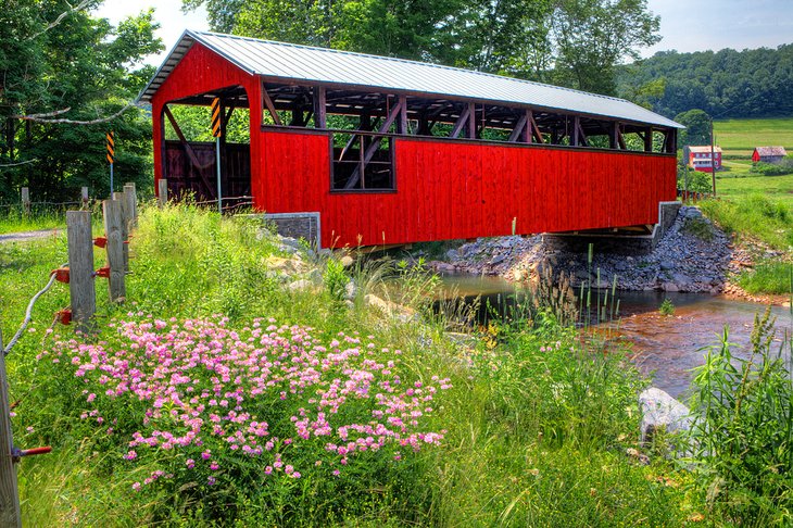 Lairdsville Covered Bridge in Pennsylvania