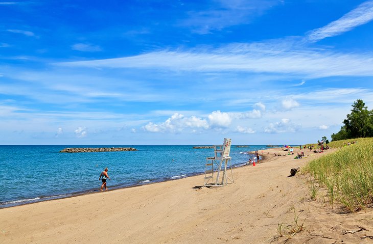 Beach at Presque Isle State Park