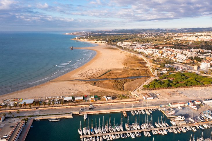 Aerial view of Vilanova i la Geltru