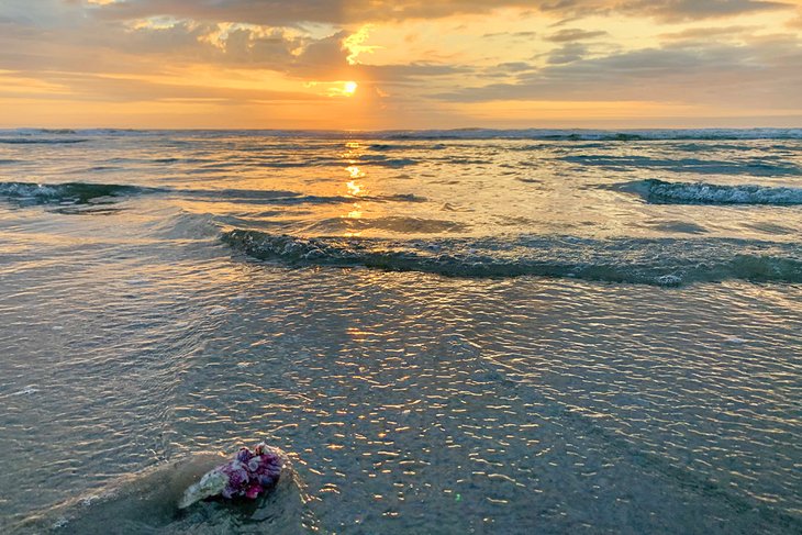 Sunset at Malaquite Beach