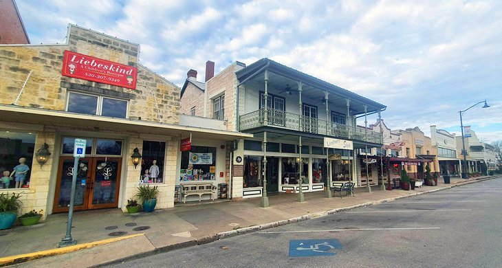 Historic Main Street in Fredericksburg