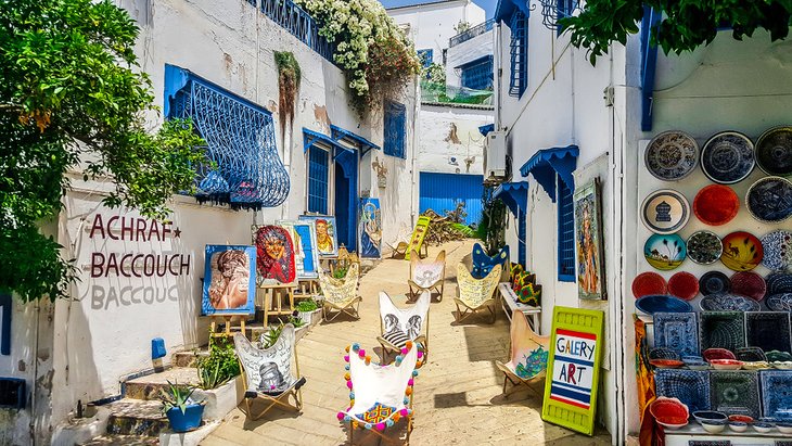 Art gallery in Sidi Bou Said