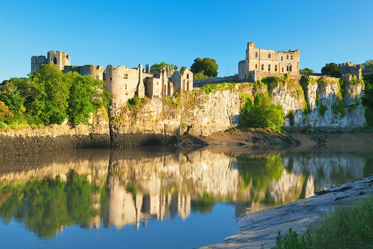 Chepstow Castle on the River Wye