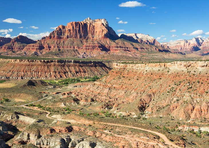 View of Smithsonian Butte