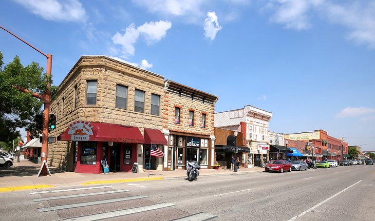 Historic downtown district in Cody