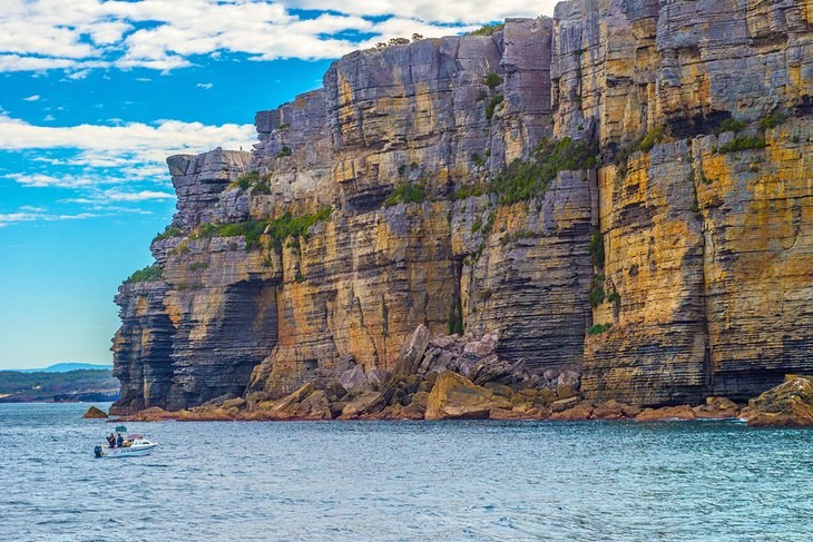 Fishing off Point Perpendicular in Jervis Bay