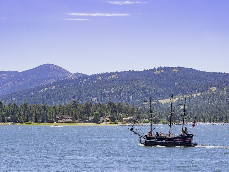 Pirate ship on Big Bear Lake
