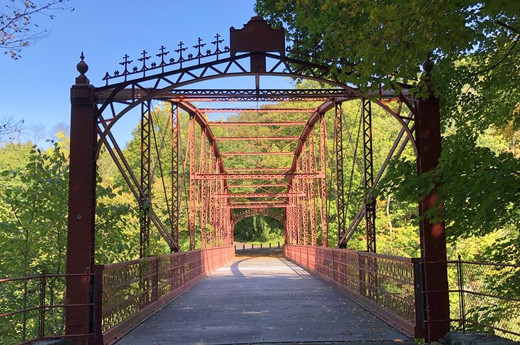 1895 Berlin Iron Bridge in Lover's Leap State Park