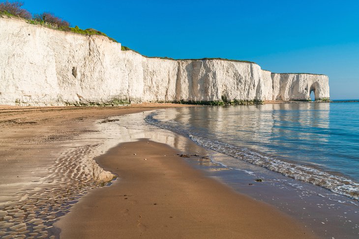 White cliffs at Kingsgate Bay