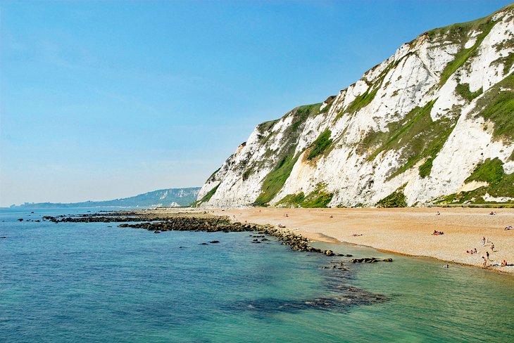 Beach at Samphire Hoe, Dover, Kent