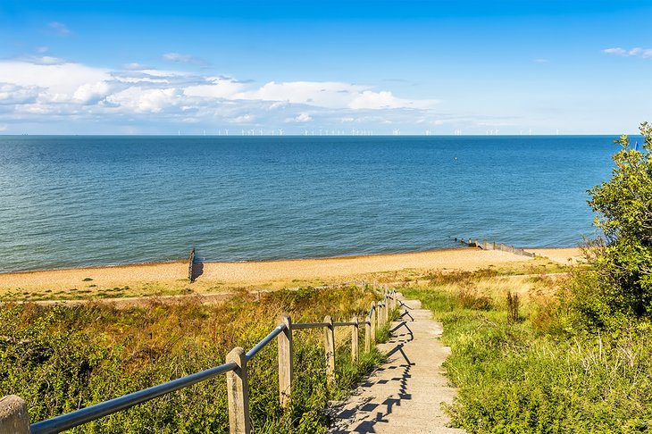 Path down Tankerton Slopes to the beach