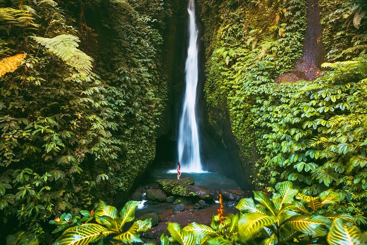 Leke Leke waterfall in Bali, Indonesia