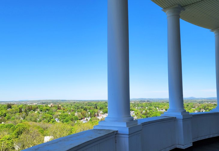 View from the top of the Thomas Hill Standpipe