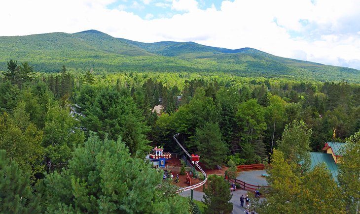 The view from Santa's Sleigh Ride, Santa's Village, Jefferson