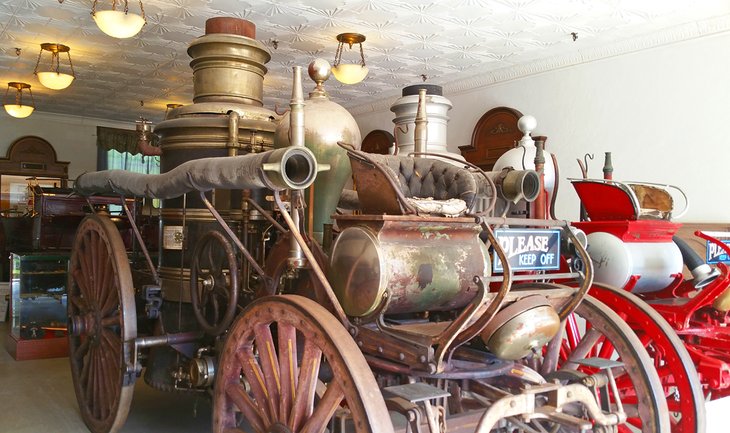 Antique Fire Engine at Clark's Bears, Lincoln, New Hampshire