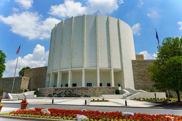 Founders Hall at the Milton Hershey School