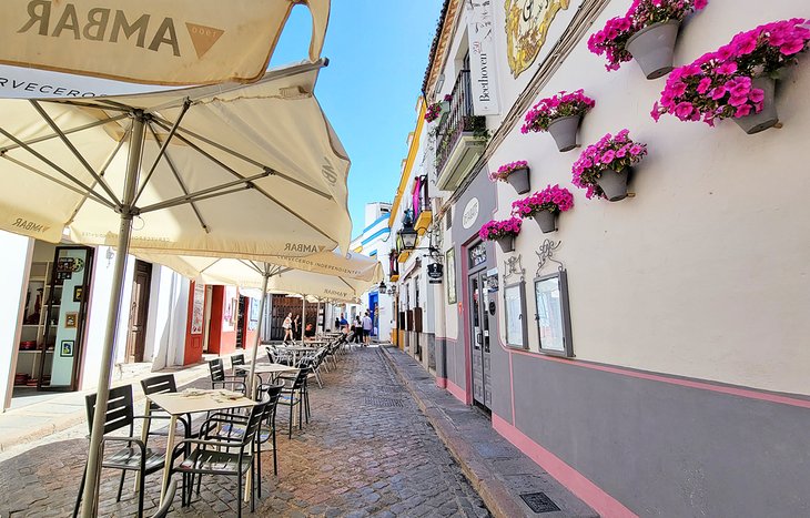 Tables in the Old Jewish Quarter