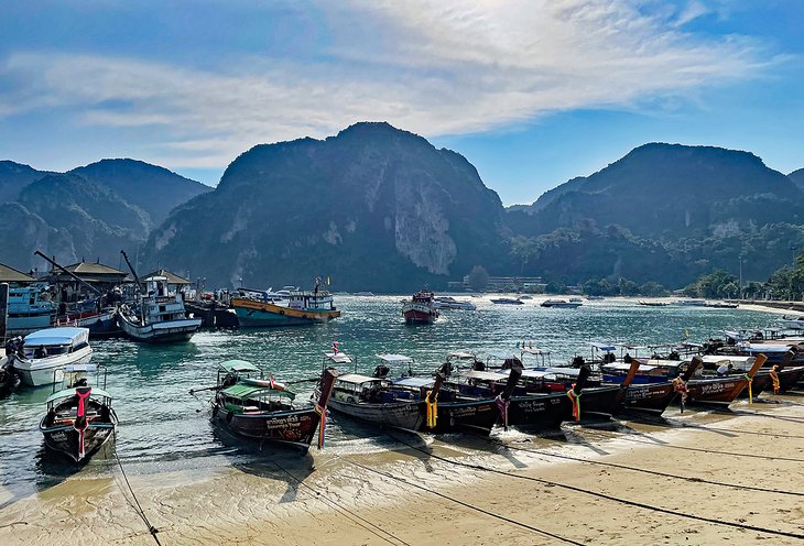 Boats on shore, Koh Phi Phi