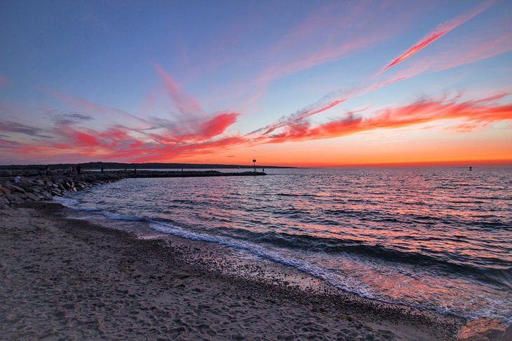 Menemsha Beach at sunset