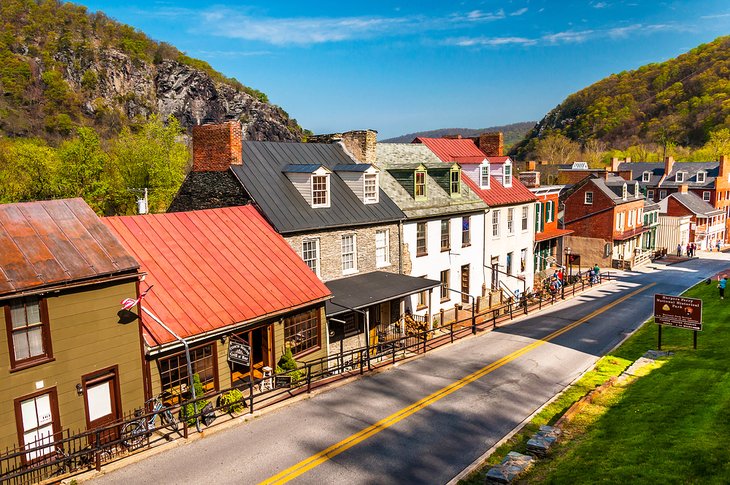 Historic buildings in Harper's Ferry, West Virginia