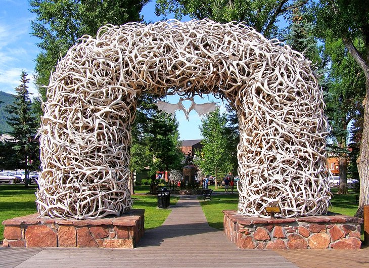Elk Antler Arch, Jackson Town Square