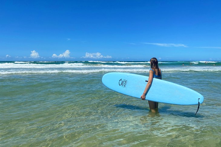 Surf lessons