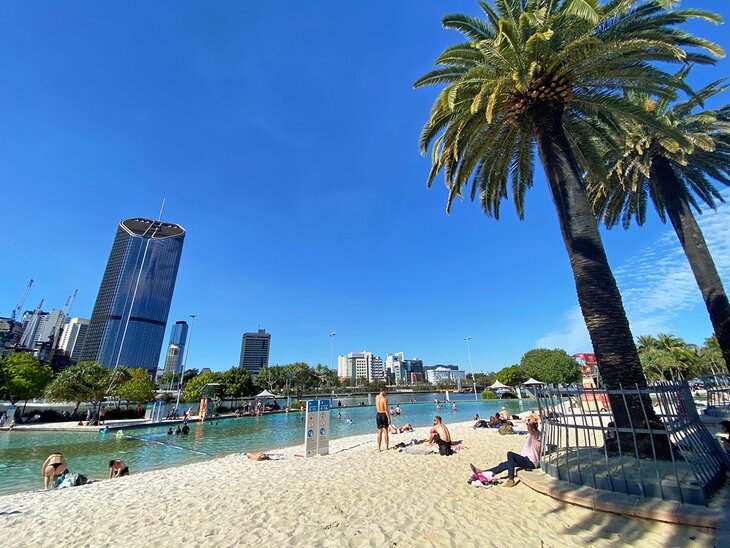 Lagoon at South Bank Parklands