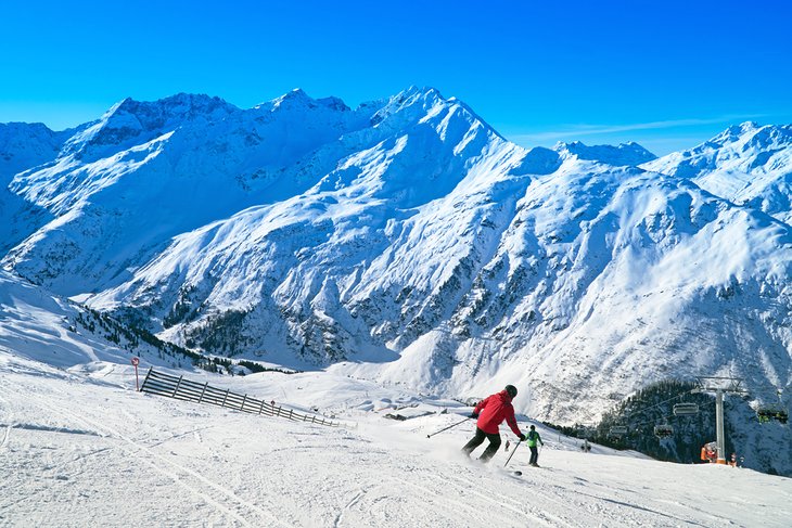 Skiing in St. Anton