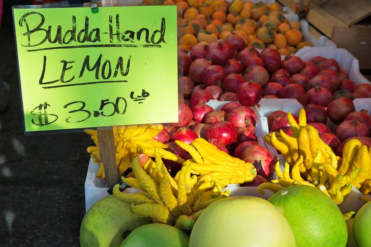 Fresh produce at the Palo Alto Farmer's Market